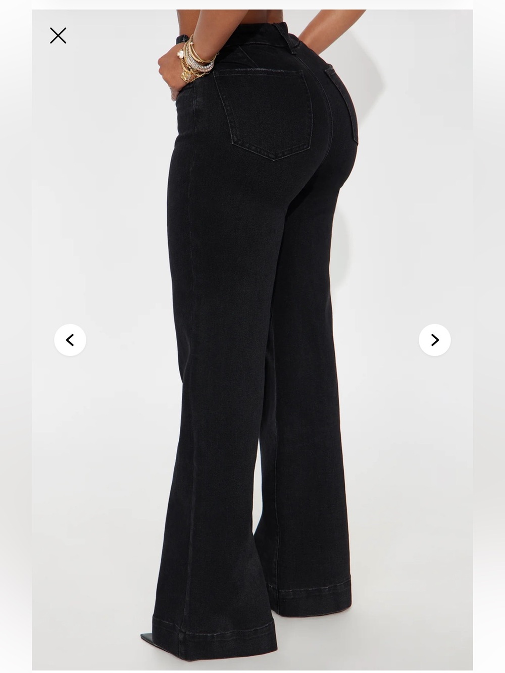 Fashion Nova High-Rise Wide Leg Women’s Jeans